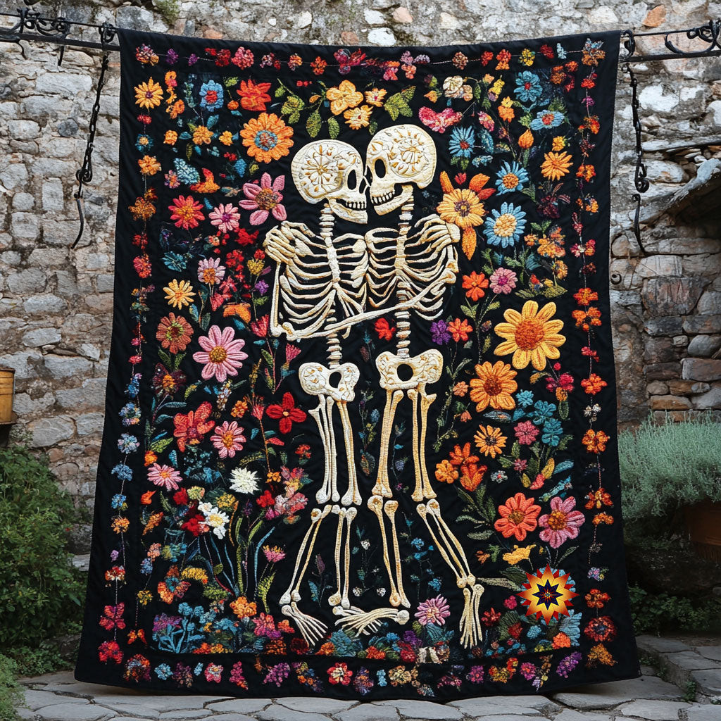 Skull Quilt Blanket Soft Throw Blanket Gifts For Father's Day From Wife