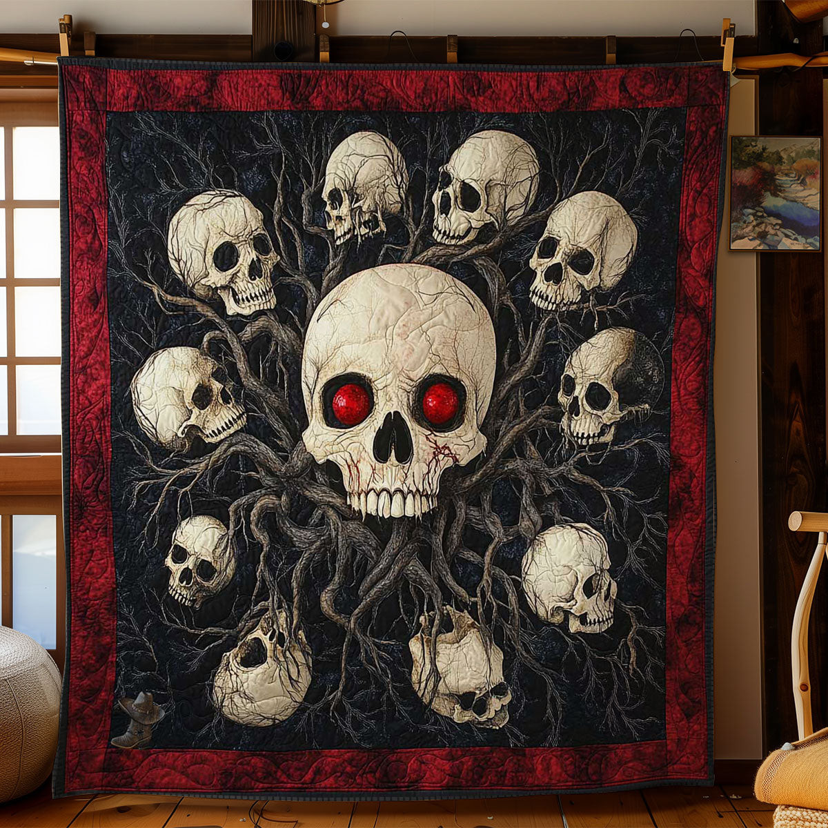 Skull Roots Winter Blanket Meaningful Gifts For Parents 