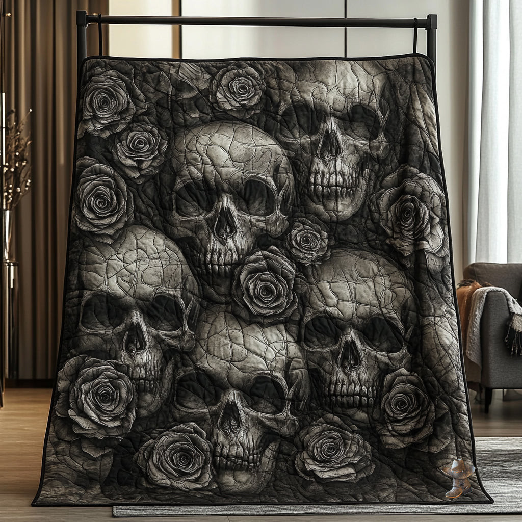 Skull Scream In Vain Winter Blanket Meaningful Gifts For Parents 