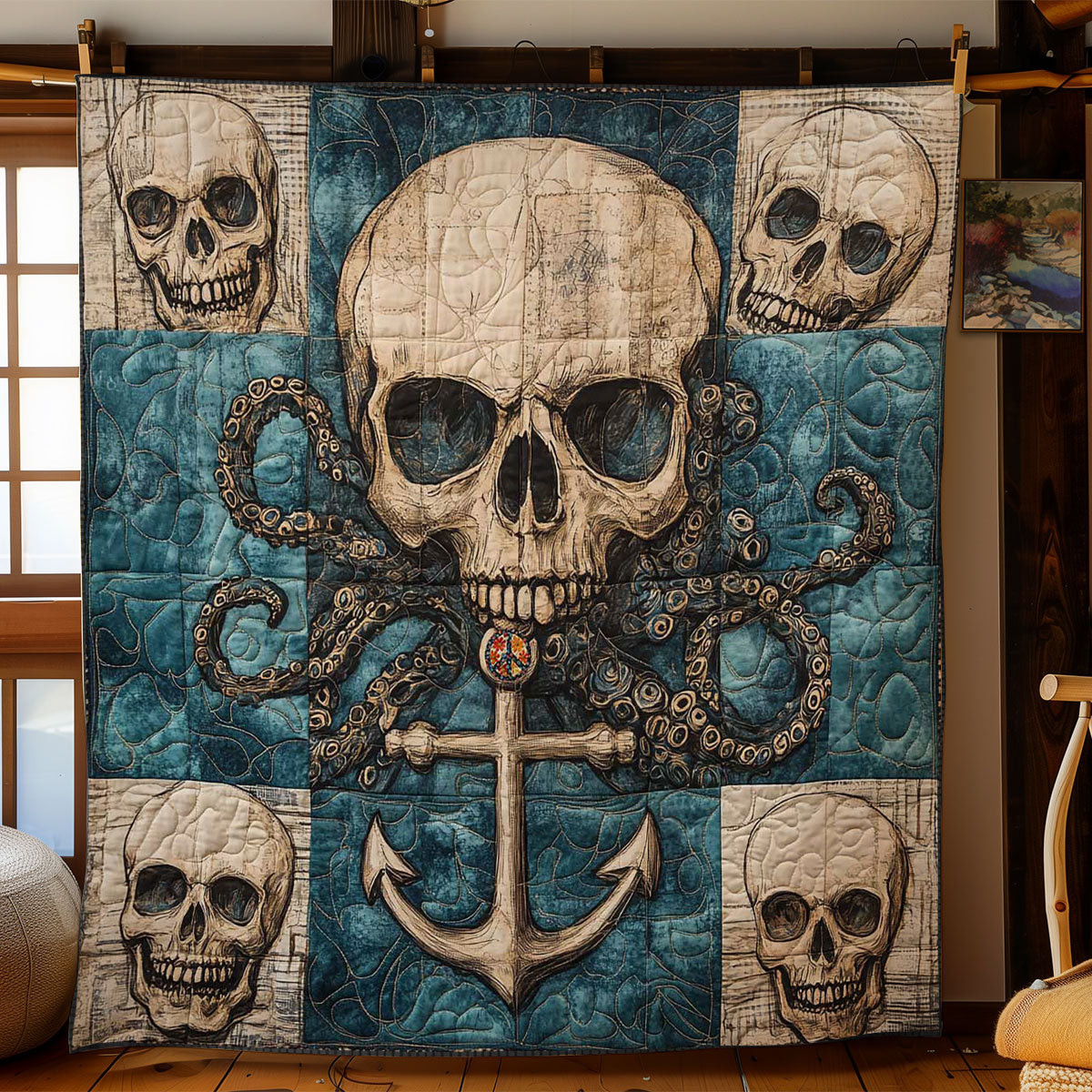 Skull Seas Throws And Blankets Best Anniversary Gifts
