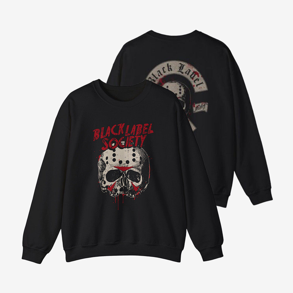 Skully Blooded Black Label Society Sweatshirt Zakk Wylde Apparel Cool Gift For Girlfriend