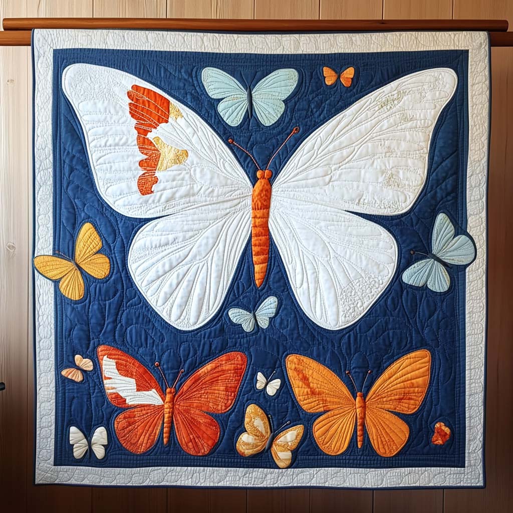 Sky Skipper Quilted Blanket Butterfly Birthday Gifts