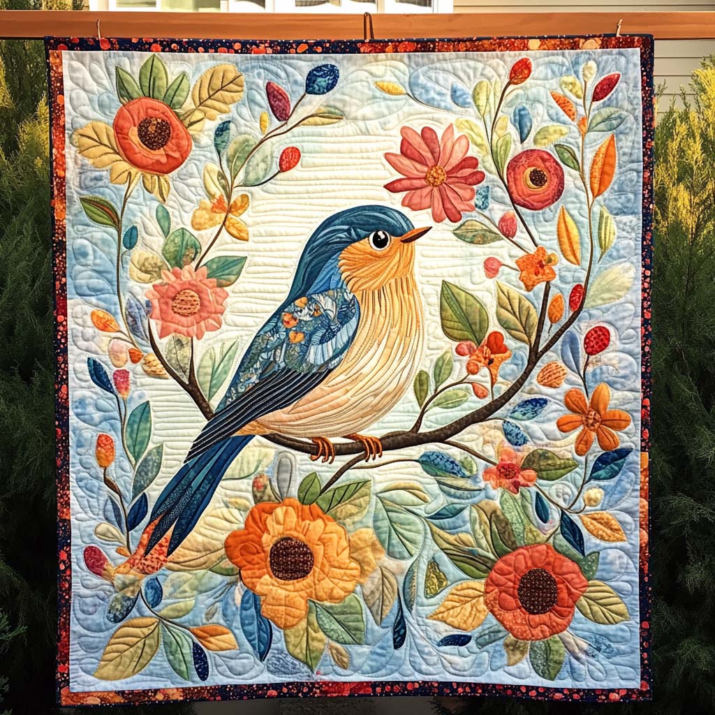 Sky Song Quilted Blanket Gift Ideas For Bird Lovers