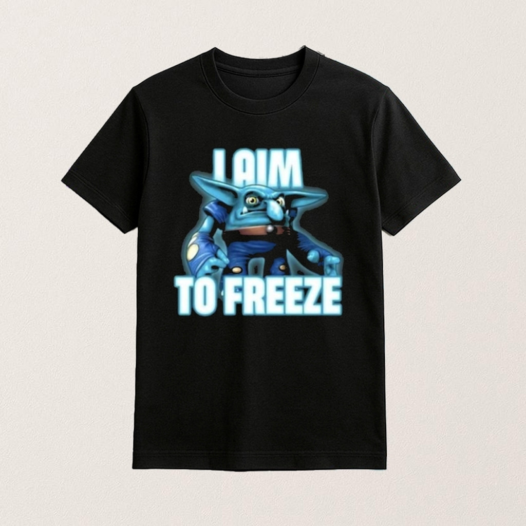 Skylanders Merch Chill Bill I Aim To Freeze Shirt Birthday Present For Husband