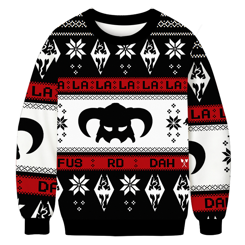 Skyrim Fusrodah Christmas Ugly Sweatshirt Christmas Gift For Family