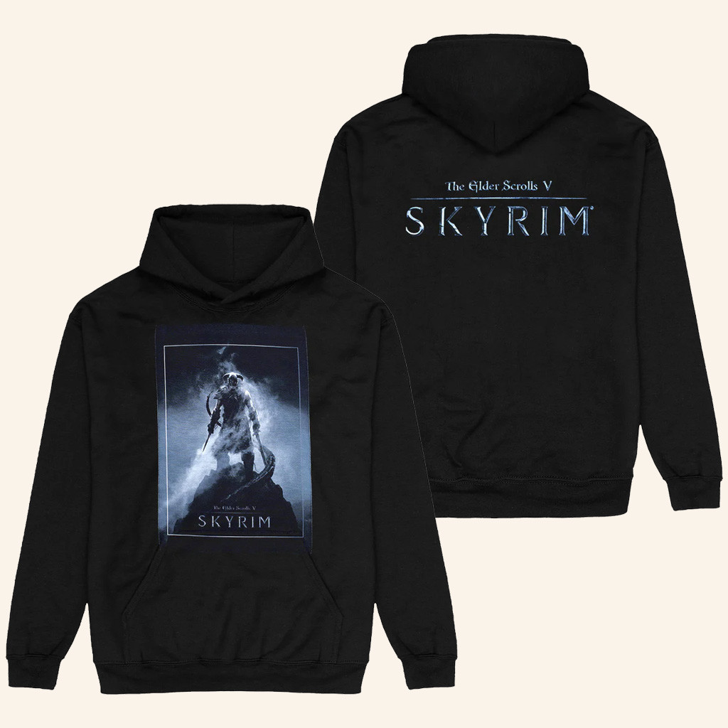 Skyrim Merch Dragonborn Expansion Hoodie Birthday Ideas For Brothers