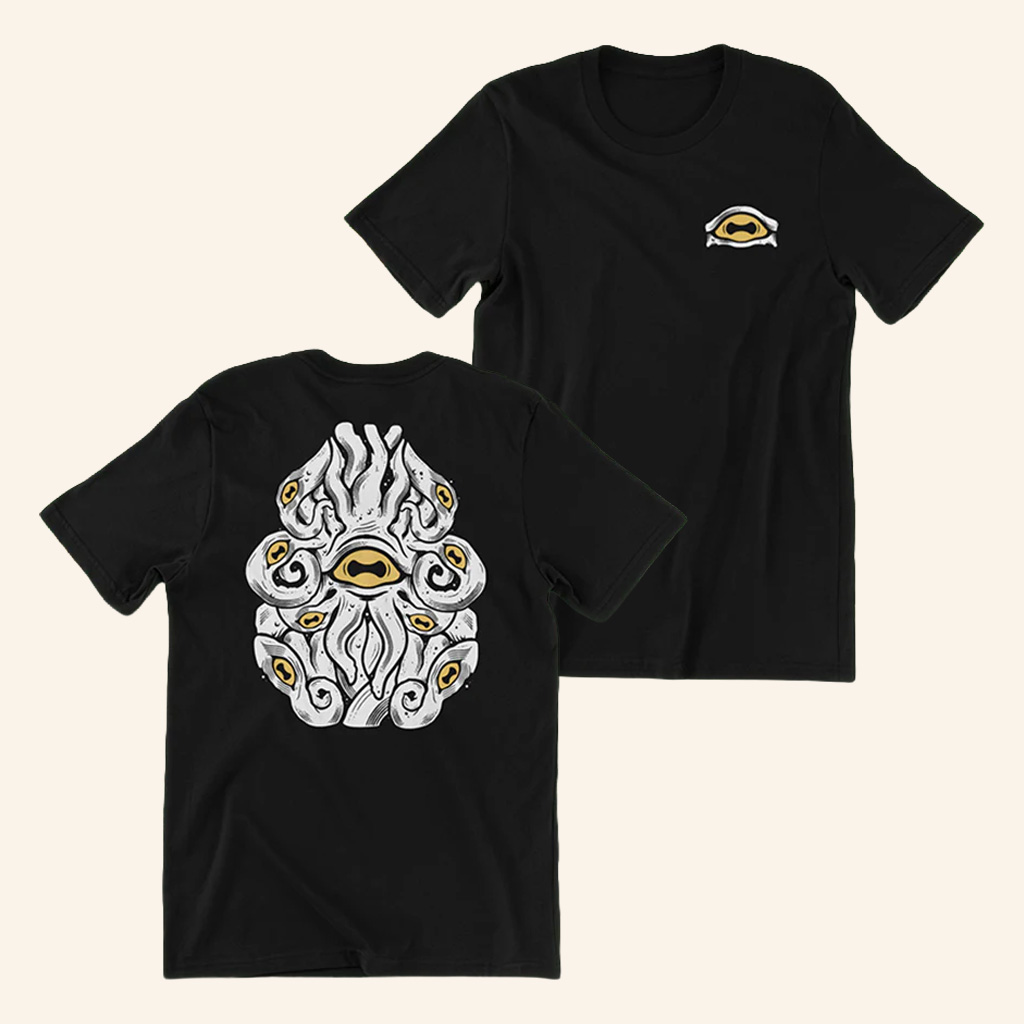 Skyrim Merch The Elder Scrolls Eyes Of Hermaeus Mora T-Shirt Gifts For Him