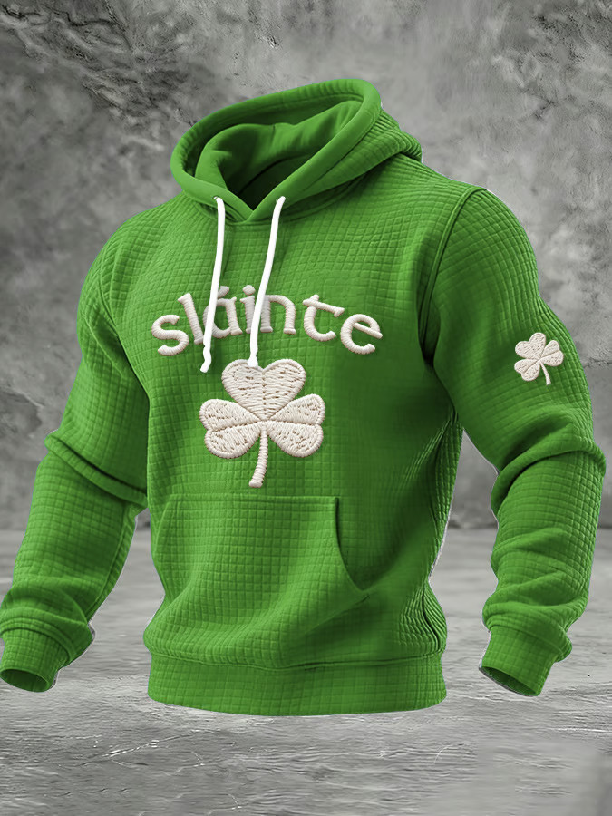 Slainte Shamrock Hoodie St Patricks Clothes Great St Patrick's Gift Ideas