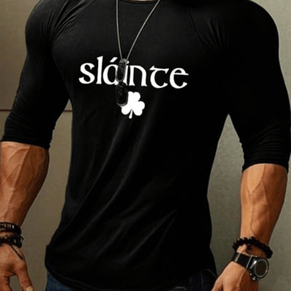 Slainte St Patrick's Day Long Sleeve Shirt Holiday Clothing Unique Gift For Husband