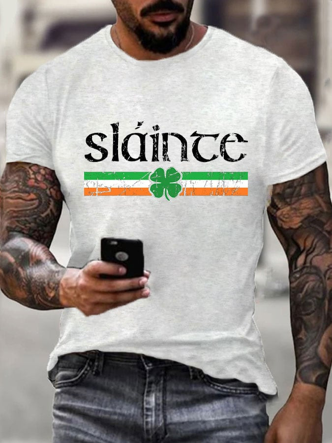 Slainte St Patrick's Day T-Shirt Saint Patricks Day Shirts Holiday Gift Ideas