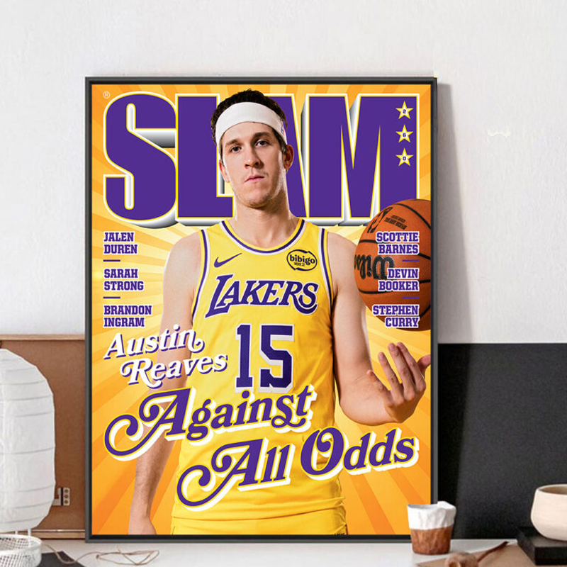 SLAM 260 Cover Poster Austin Reaves Against All Odds Magazine Los Angeles Laker Home Decor Poster SLAM 260 Cover Poster Austin Reaves Against All Odds Magazine Los Angeles Laker Home Decor Poster