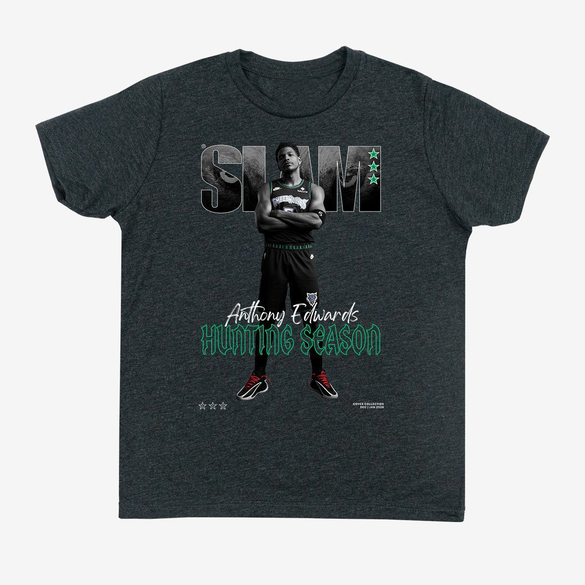 SLAM Anthony Edwards Basketball T-Shirt Minnesota Timberwolves Merch Anthony Edwards Lover Gift