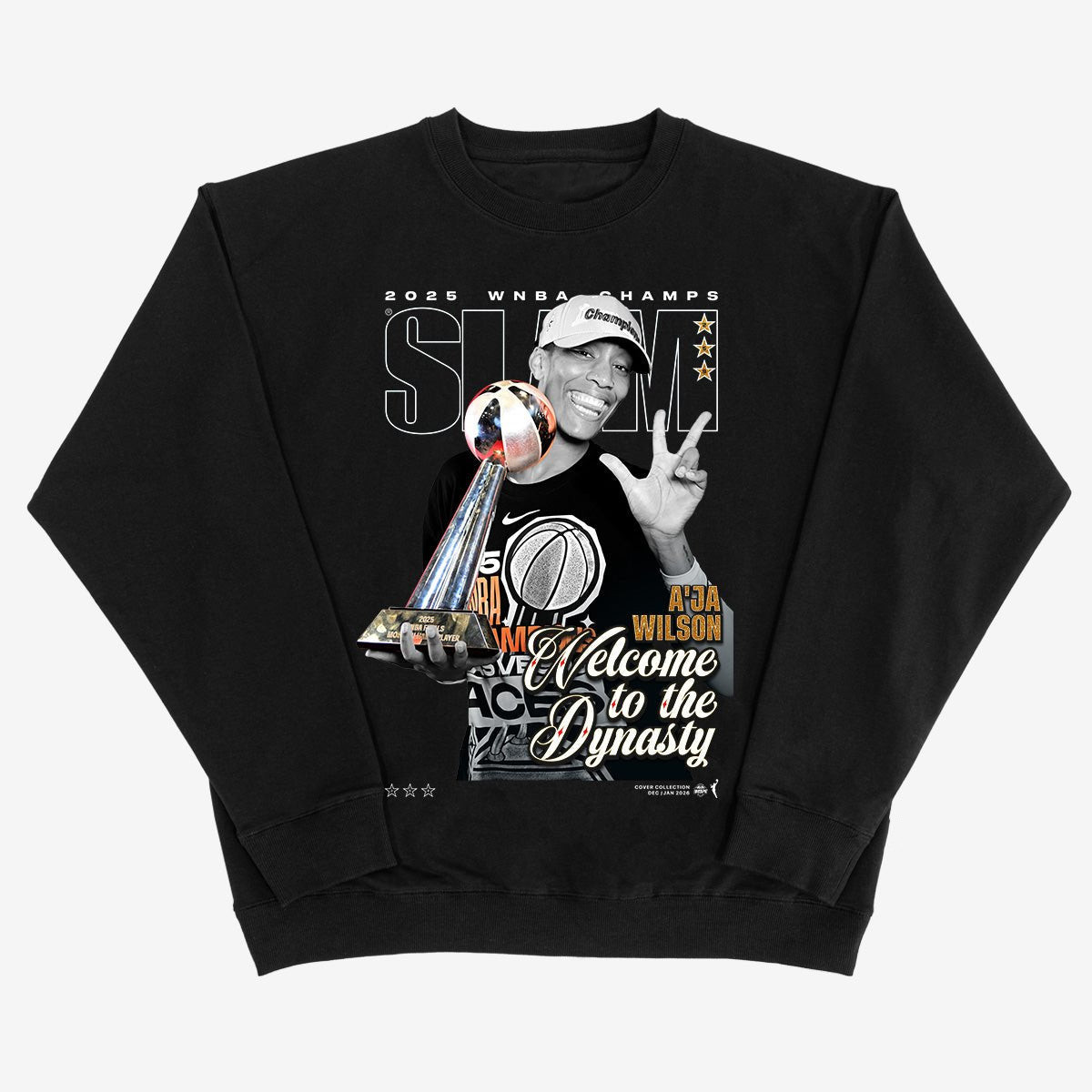 SLAM Cover A'ja Wilson Basketball Sweatshirt Game Day Clothing Basketball Fan Gift