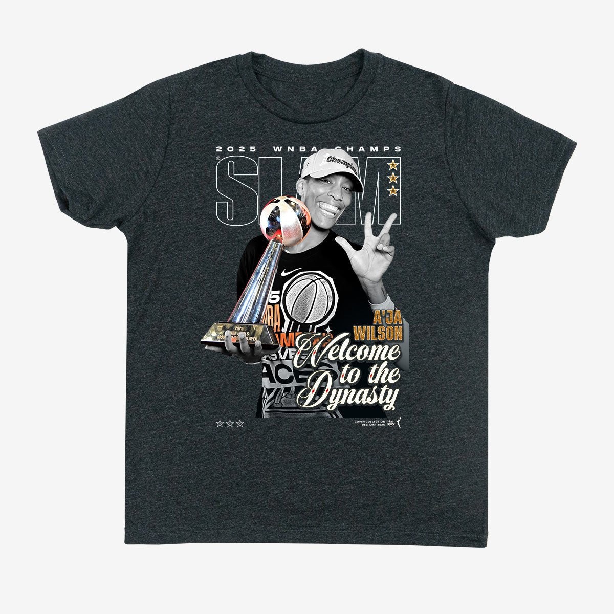 SLAM Cover A'ja Wilson Basketball T-Shirt Basketball Game Day Clothing Best Fan Gear