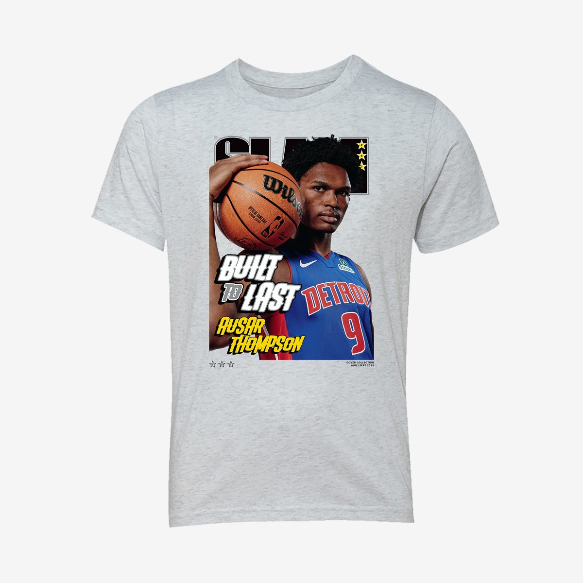 SLAM Cover Ausar Thompson Basketball T-Shirt Game Day Clothing Best Gift For Father's Day