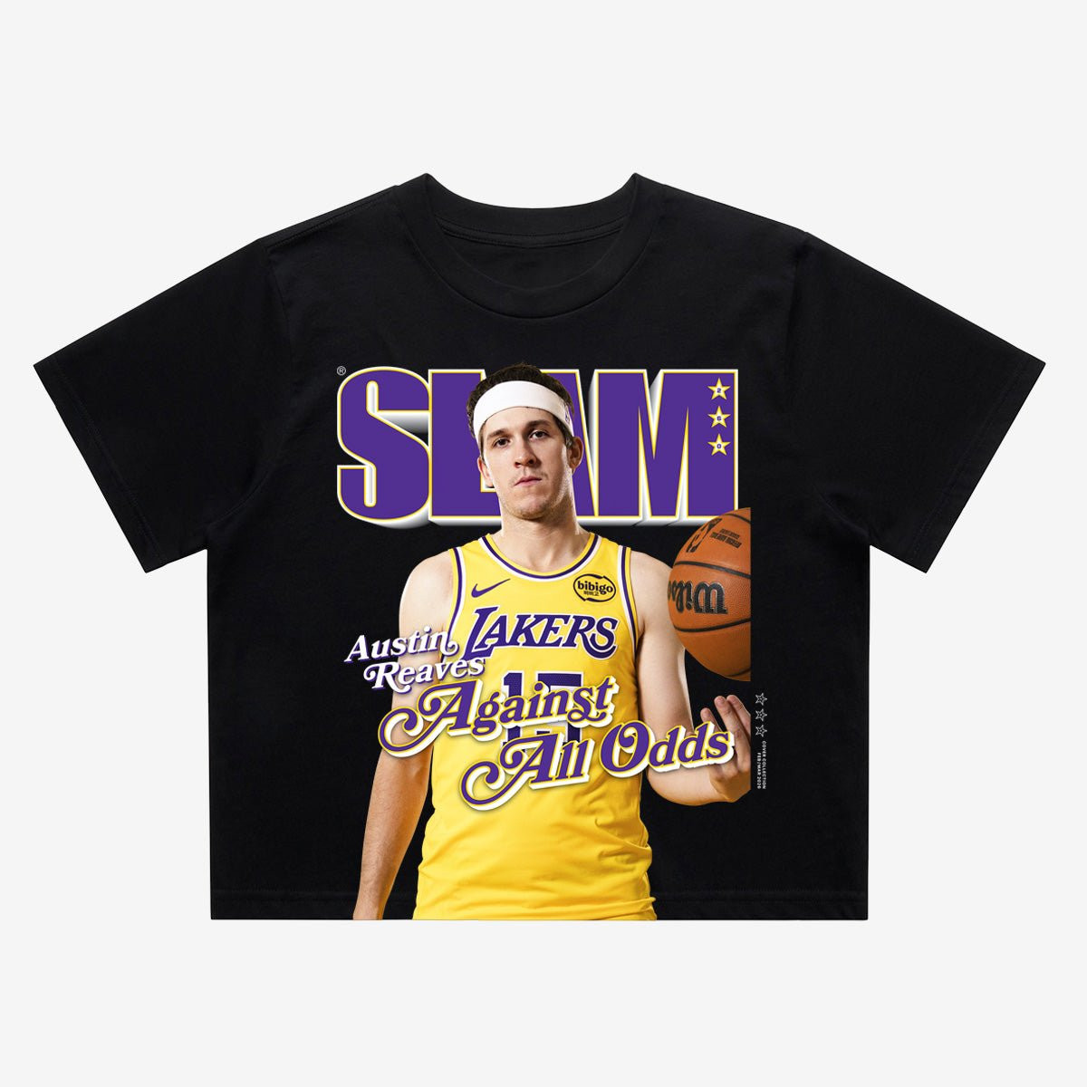 SLAM Cover Austin Reaves Basketball Crop Top Reaves Basketball Merch Fan Gift For Her