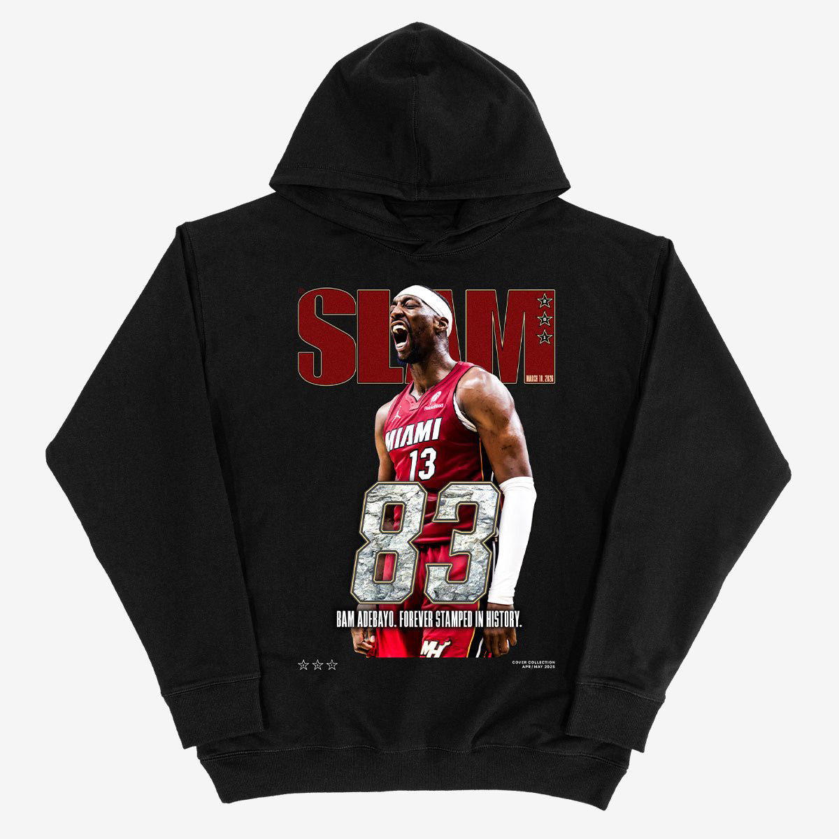 SLAM Cover Bam Adebayo Basketball Hoodie Basketball Hooded Sweatshirt Best Fan Gift