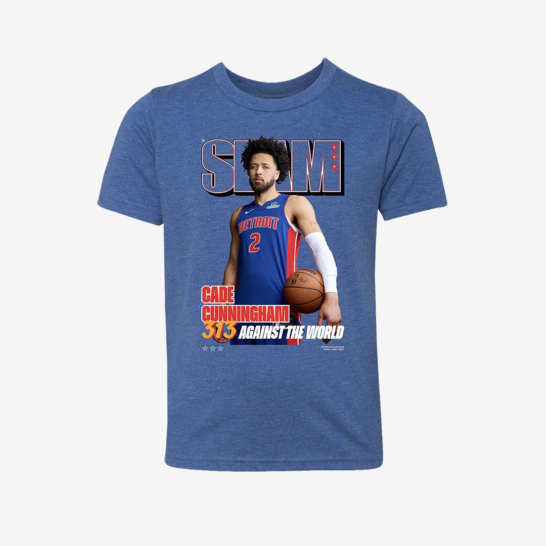 SLAM Cover Cade Cunningham Baksetball T-Shirt Game Day Merch Basketball Player Present