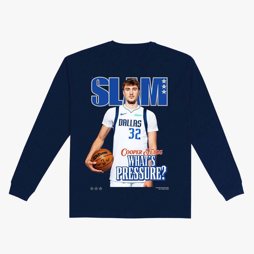 SLAM Cover Cooper Flagg Basketball Long Sleeve Shirt Basketball Apparel Game Day Gift For Him