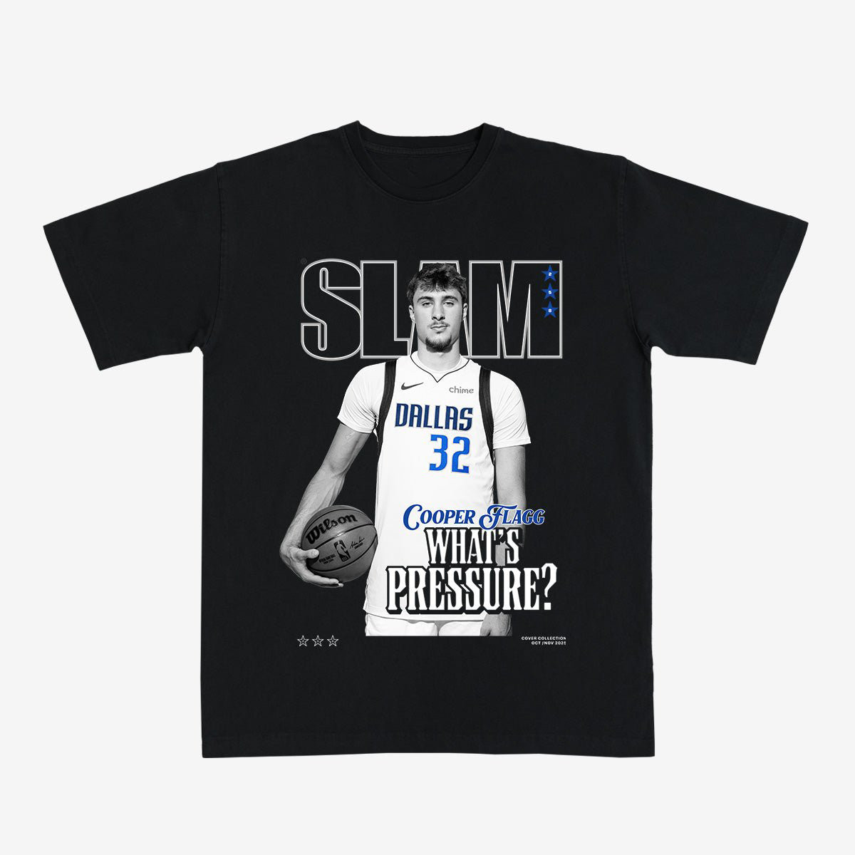 SLAM Cover Cooper Flagg Basketball T-Shirt Game Day Clothing Cooper Flag Fans Gifts