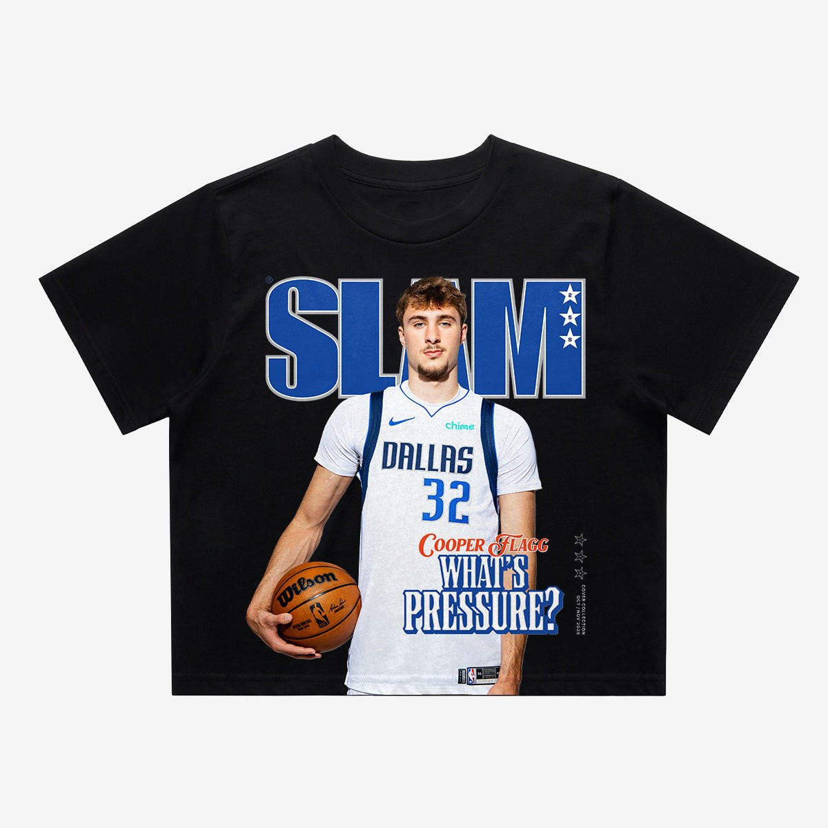 SLAM Cover Cooper Flagg Crop Top Dallas Mavericks Merch Basketball Lover Gift