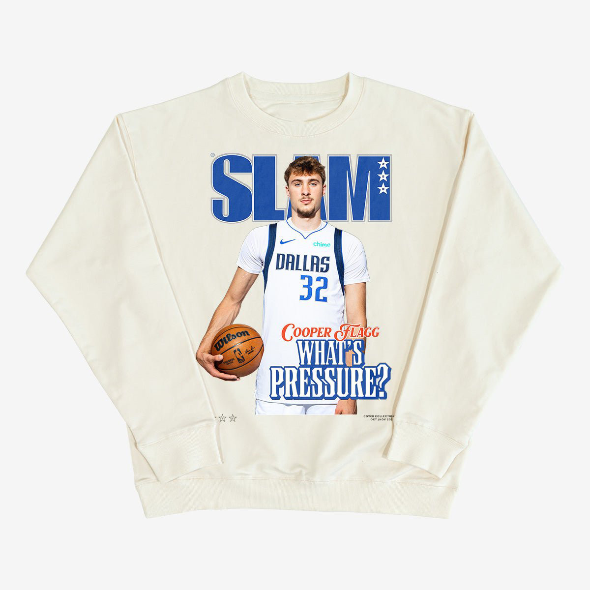 SLAM Cover Cooper Flagg NBA Sweatshirt Dallas Mavericks Merch Cooper Flag Lover Gift