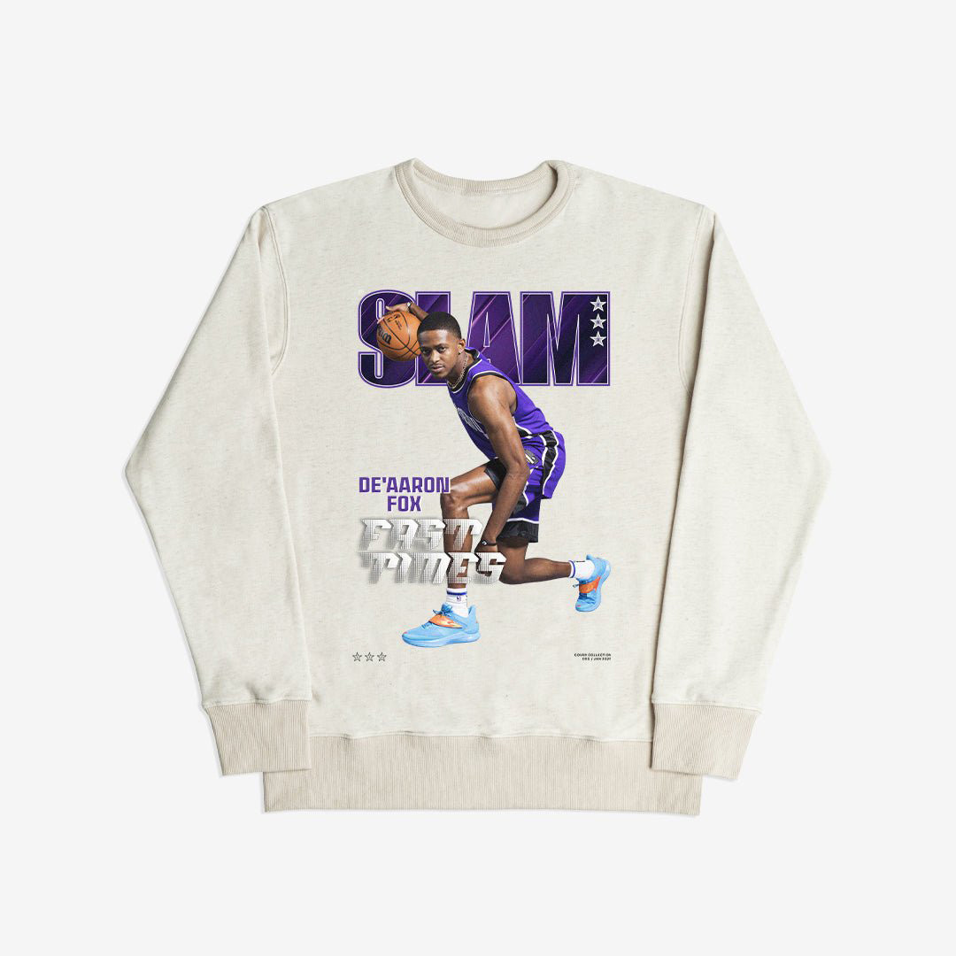 SLAM Cover De'Aaron Fox Basketball Sweatshirt Game Day Clothing Basketball Lover Gift