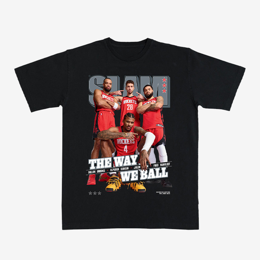 SLAM Cover Houston Rockets Basketball T-Shirt Game Day Clothing Best Fan Gift