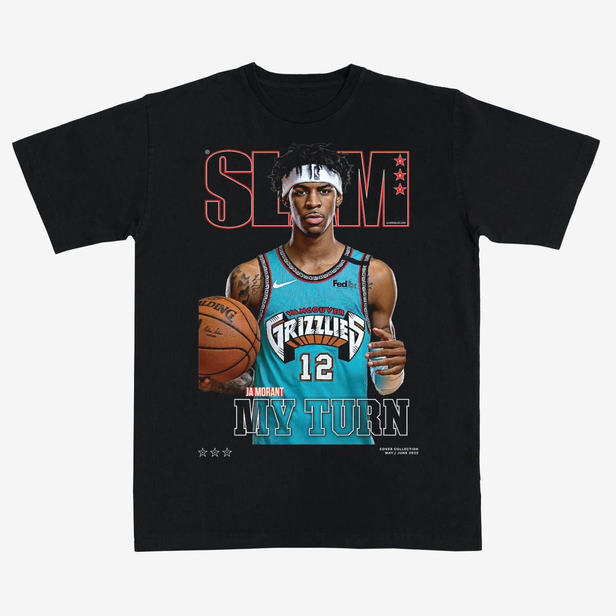 SLAM Cover Ja Morant Basketball T-Shirt Game Day Clothing Basketball Lover Gift For Boyfriend