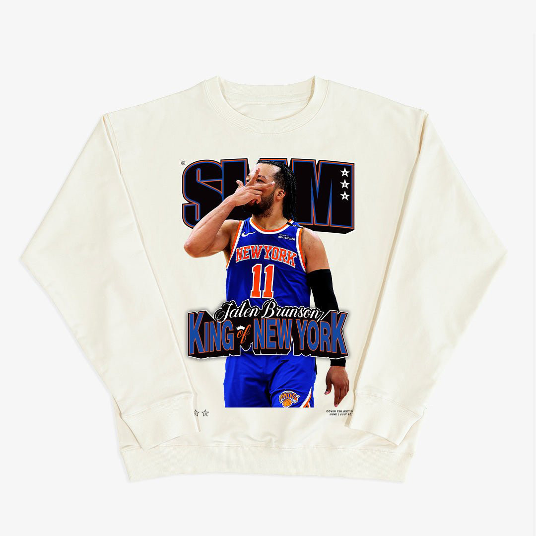SLAM Cover Jalen Brunson Basketball Sweatshirt Game Day Clothing Basketball Gear