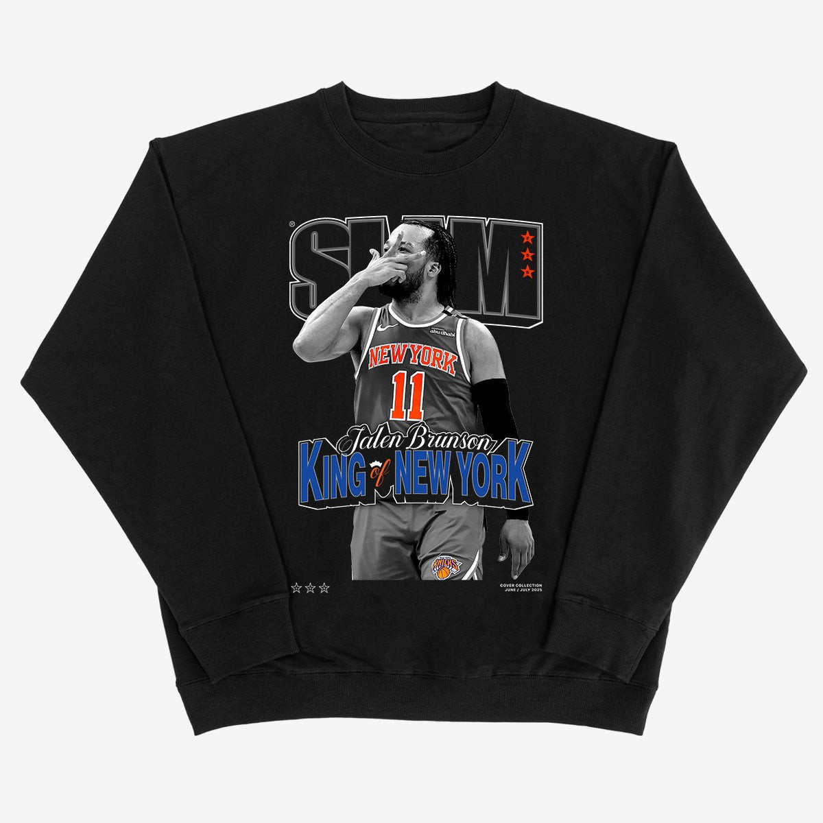 SLAM Cover Jalen Brunson Basketball Sweatshirt New York Knicks Clothing Jalen Brunson Fan Gift