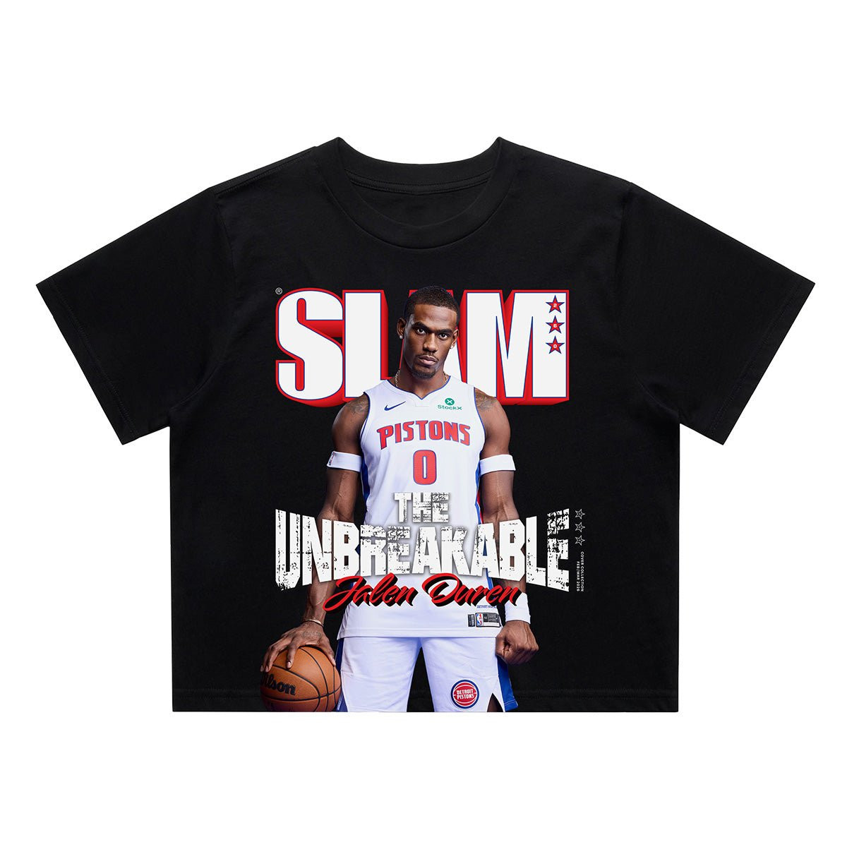 SLAM Cover Jalen Duren Basketball Crop Top Jalen Duren Clothes Basketball Fan Gift