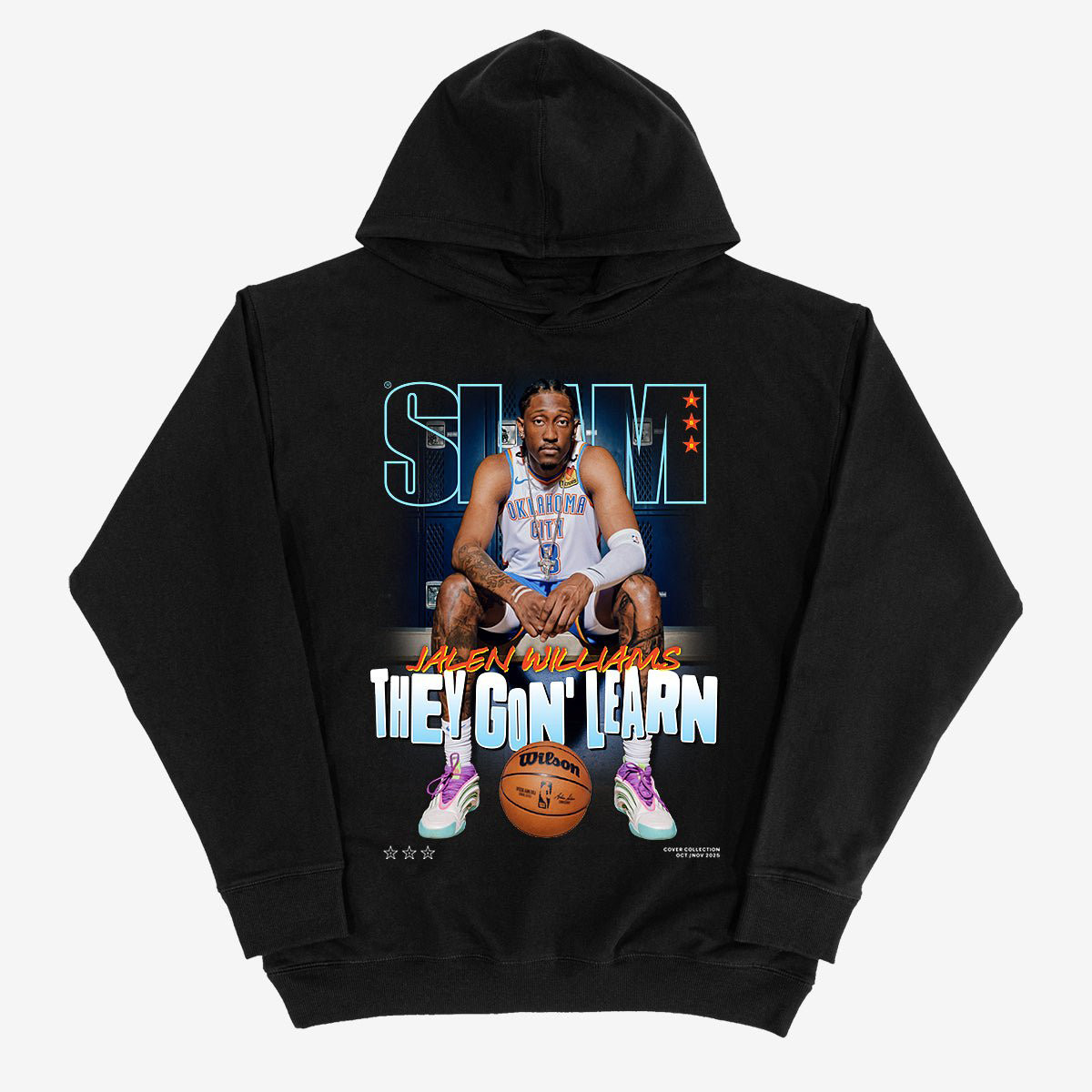 SLAM Cover Jalen Williams Basketball Hoodie Oklahoma City Thunder Merch Fan Gift For Him