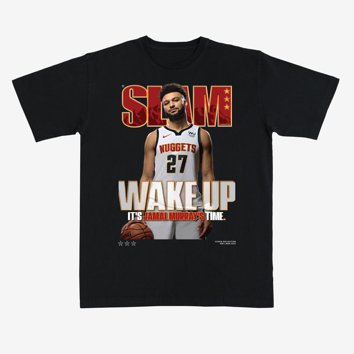 SLAM Cover Jamal Murray Basketball T-Shirt Jamal Murray Clothing Line Basketball Dad Gift