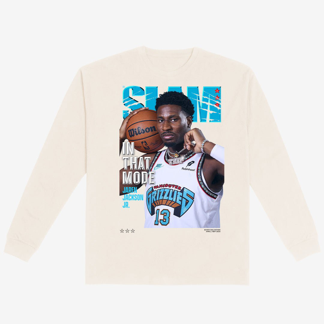SLAM Cover Jaren Jackson Jr Basketball Long Sleeve Shirt NBA Clothing Basketball Lover Gift