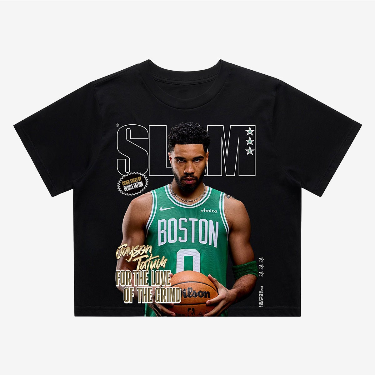 SLAM Cover Jayson Tatum Basketball Crop Top 90s NBA Vintage Aesthetic Merch Fan Gift For Men