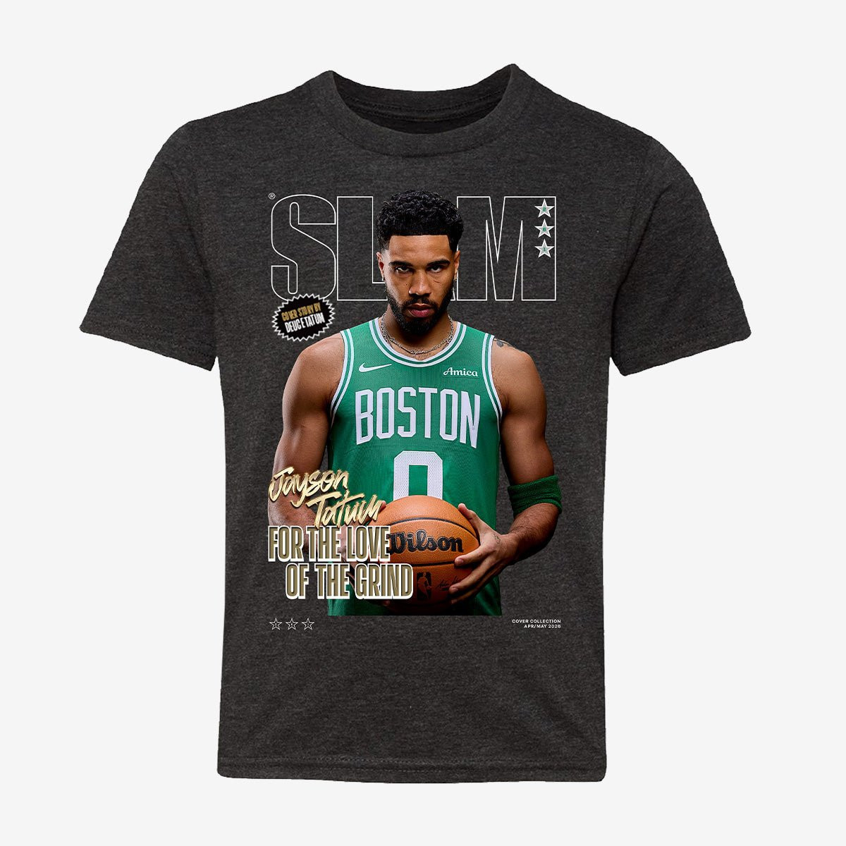 SLAM Cover Jayson Tatum Basketball T-Shirt Boston Celtics Merch Basketball Fan Gear
