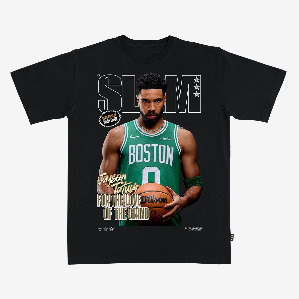 SLAM Cover Jayson Tatum Basketball T-Shirt Game Day Clothing Basketball Lover Gear