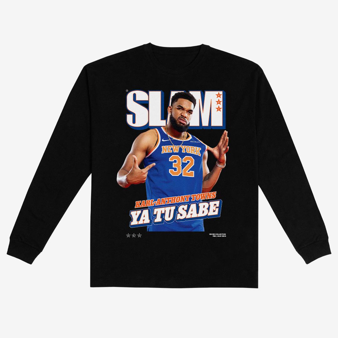 SLAM Cover Karl Anthony Towns Long Sleeve Shirt Basketball Apparel Cool Gift For Huge Fans