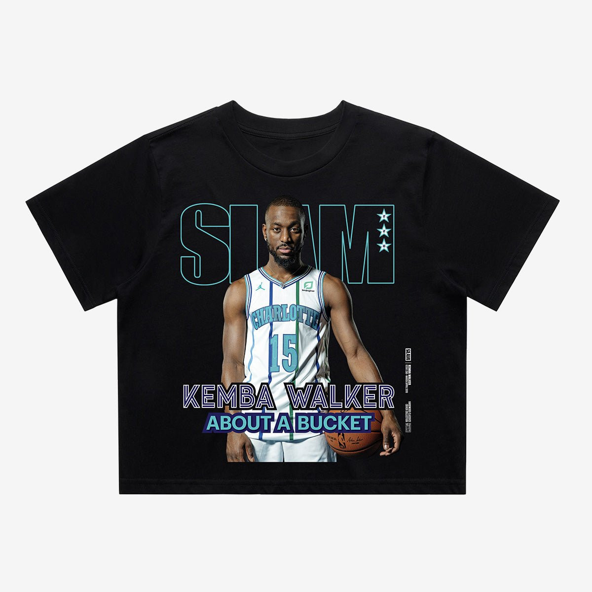 SLAM Cover Kemba Walker Basketball Crop Top 90s NBA Vintage Aesthetic Merch Basketball Gear