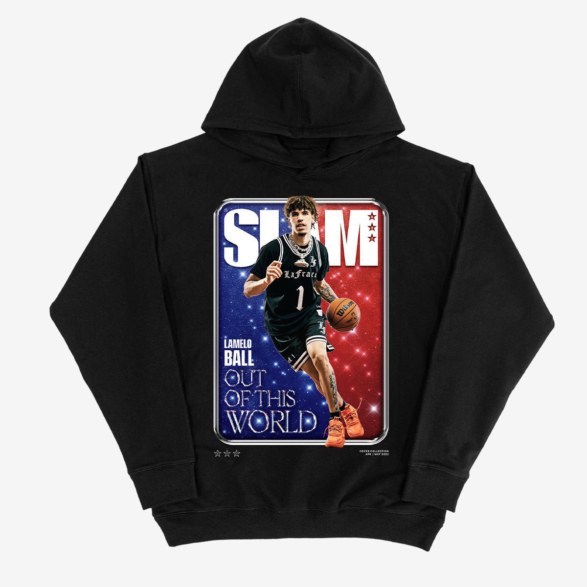 SLAM Cover LaMelo Ball Hoodie 90s NBA Vintage Aesthetic Apparel Basketball Gear