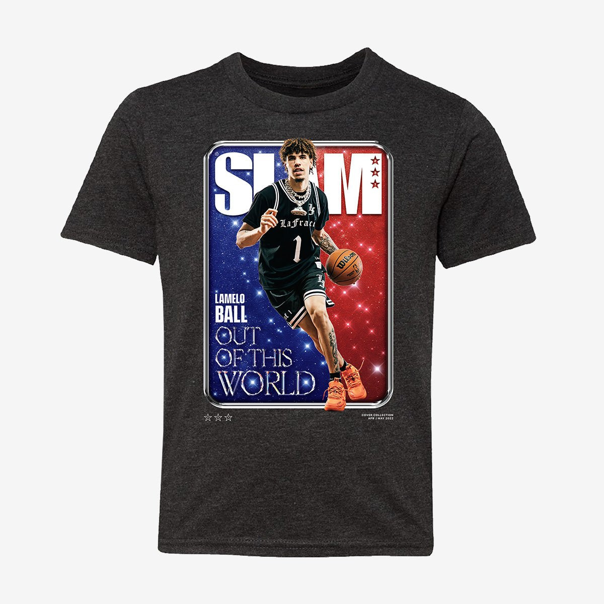 SLAM Cover LaMelo Ball NBA T-Shirt Basketball Clothes Game Day Gift For Father In Law