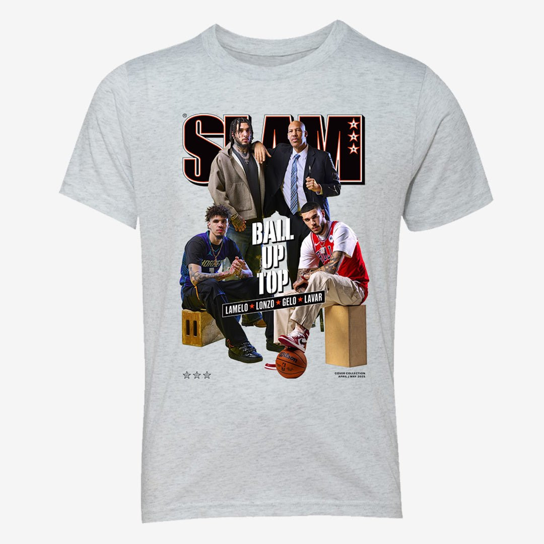 SLAM Cover LaMelo Lonzo LiAngelo LaVar Basketball T-Shirt Game Day Clothing Best Fan Gear