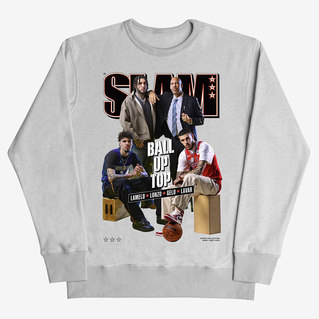 SLAM Cover LaMelo Lonzo LiAngelo LaVar Sweatshirt Basketball Clothing Game Day Gear For Fans