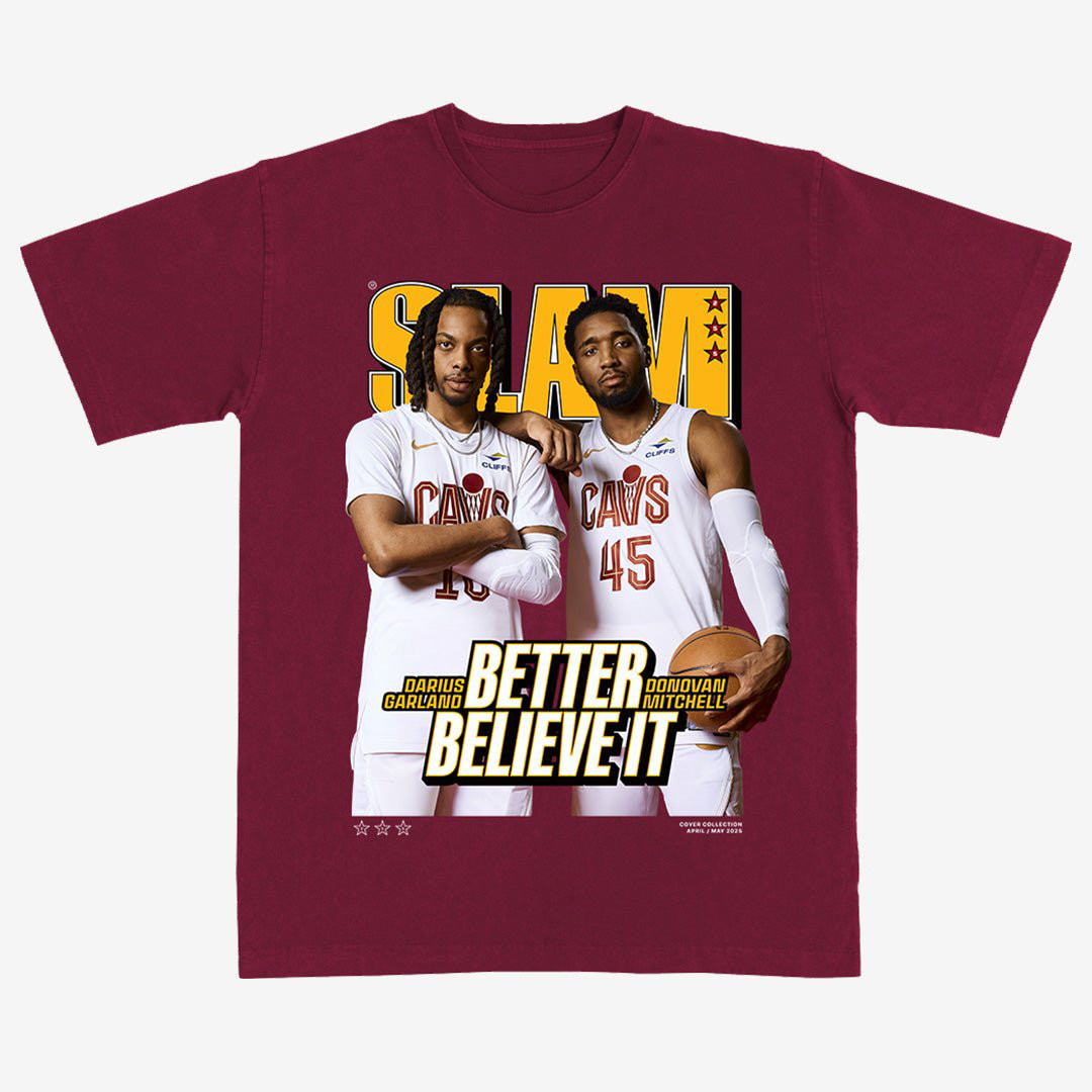 SLAM Cover Mitchell And Garland Basketball T-Shirt 90s NBA Vintage Aesthetic Merch Best Fan Gift