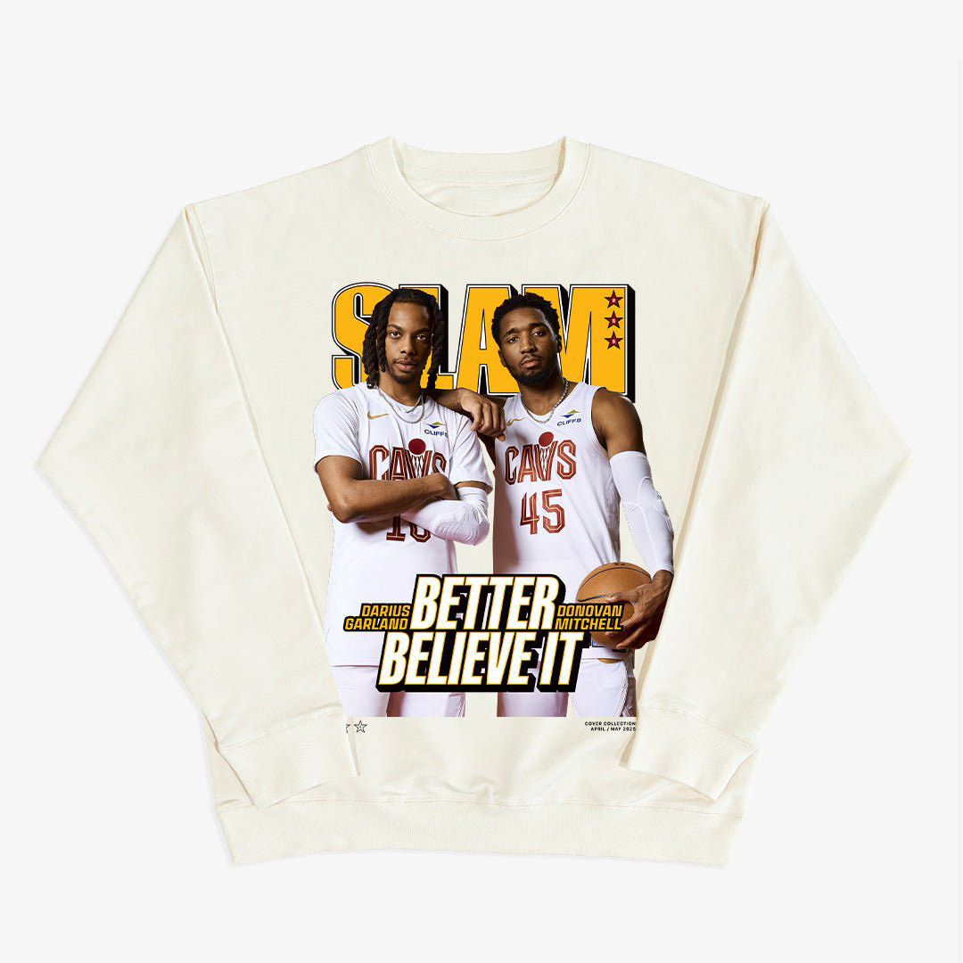 SLAM Cover Mitchell Garland Sweatshirt Basketball Apparel Game Day Gift For Friends