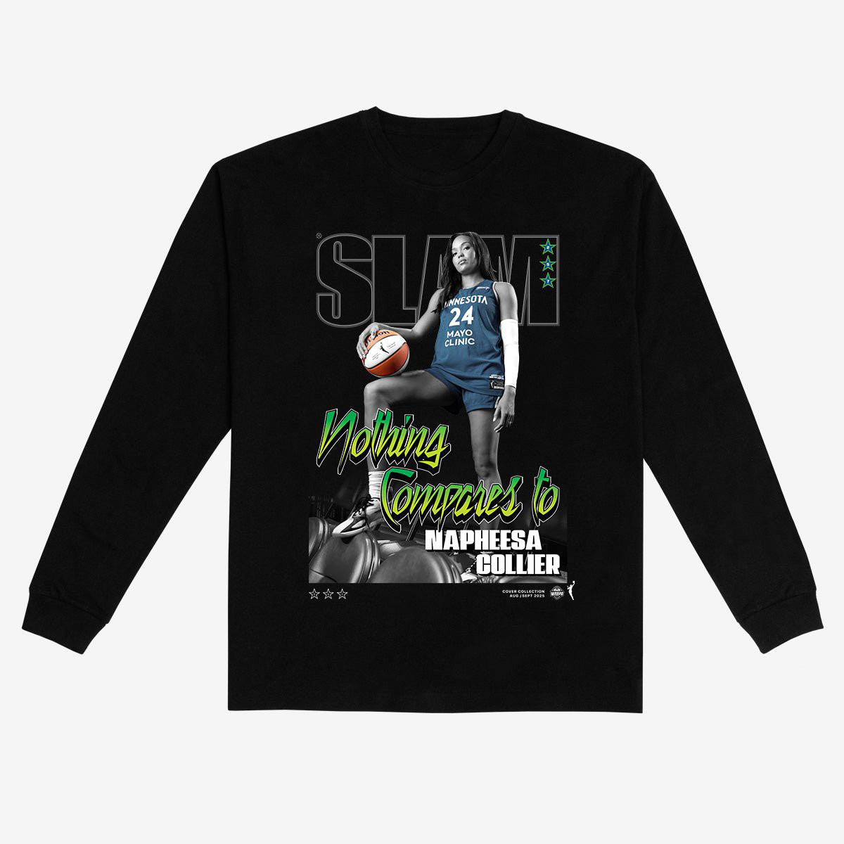 SLAM Cover Napheesa Collier Long Sleeve Shirt 90s NBA Vintage Aesthetic Apparel Basketball Gear