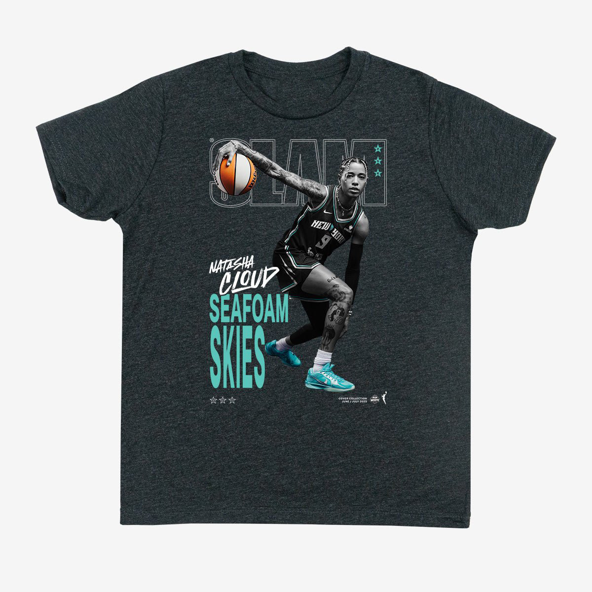 SLAM Cover Natasha Cloud Basketball T-Shirt Game Day Clothing Basketball Lover Presents