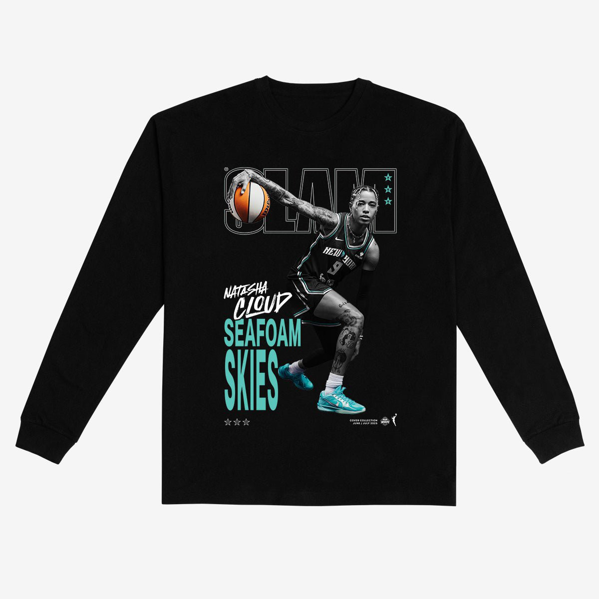 SLAM Cover Natasha Cloud Long Sleeve Shirt Basketball Apparel Great Gift For Mother