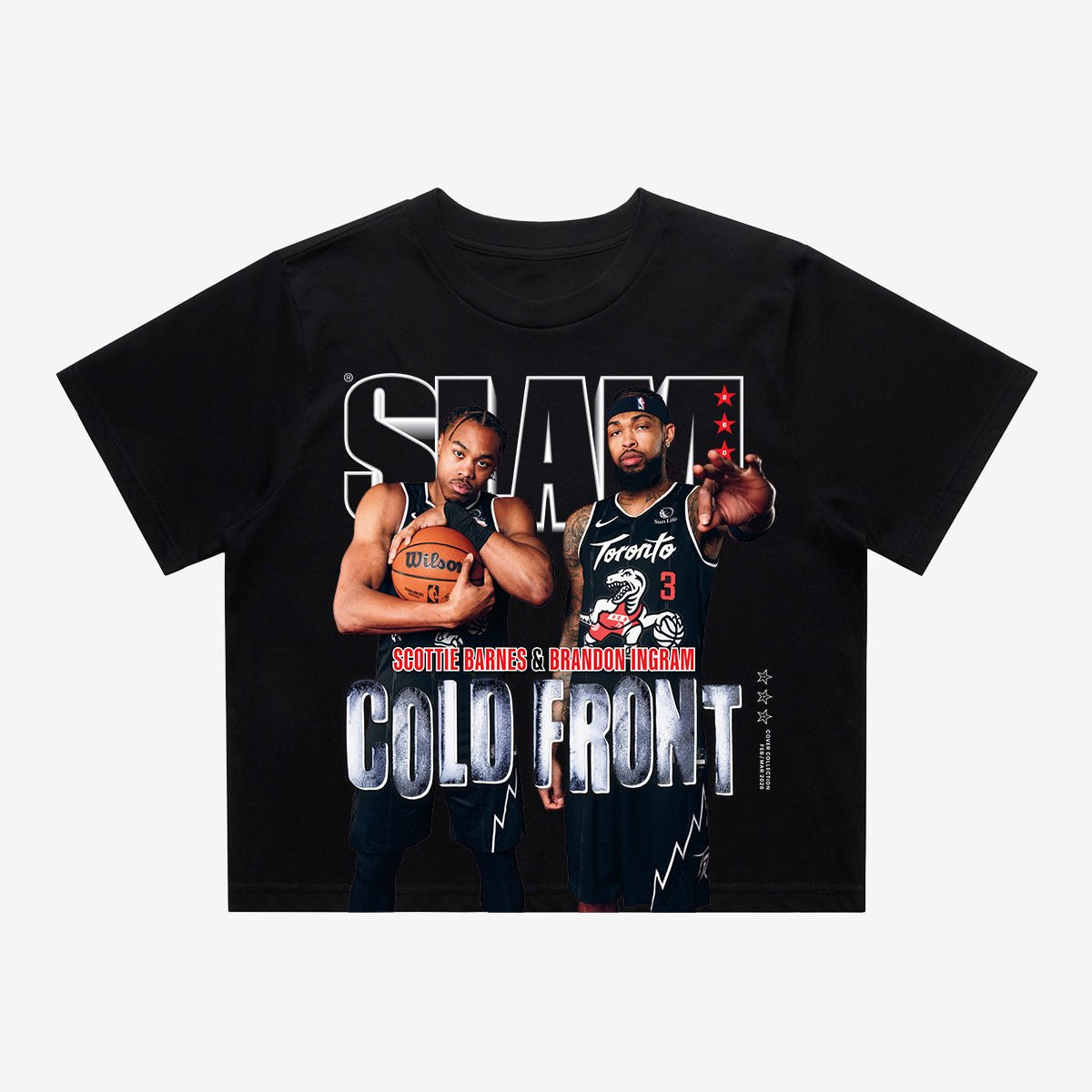 SLAM Cover Scottie Barnes Brandon Ingram Crop Top 90s NBA Vintage Aesthetic Merch Basketball Fan Gear